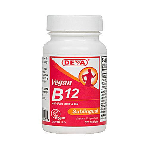 Deva Vegan B12 Sublingual - 90 Sublingual Tablets