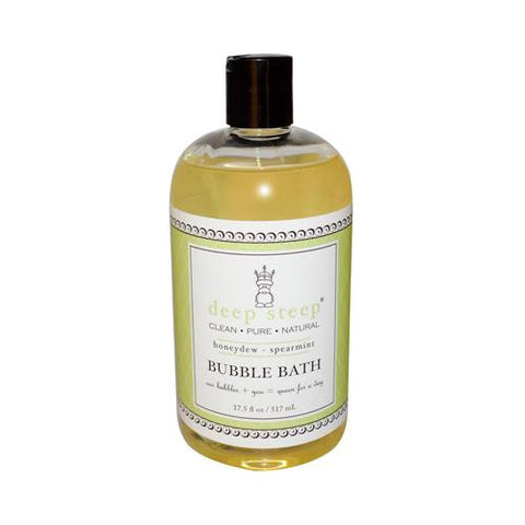 Deep Steep Bubble Bath Honeydew Spearmint - 17 Fl Oz