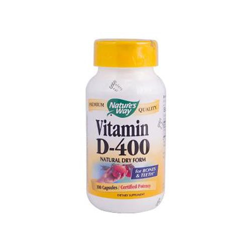 Nature's Way Vitamin D-400 - 400 Iu - 100 Capsules