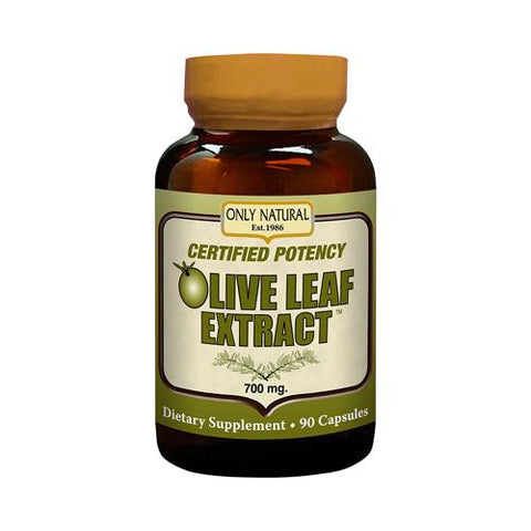 Only Natural Olive Leaf Extract - 700 Mg - 90 Capsules