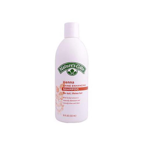 Nature's Gate Henna Shampoo Shine Enhancing - 18 Fl Oz