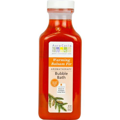 Aura Cacia Aromatherapy Warming Balsam Fir Bubble Bath - 13 Fl Oz