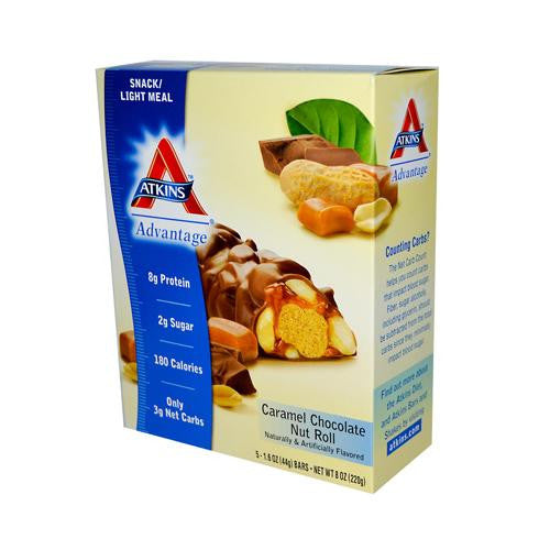 Atkins Advantage Bar Caramel Chocolate Nut - 5 Bars