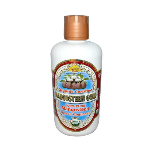 Dynamic Health Organic Certifiied Mangosteen Gold - 32 Fl Oz