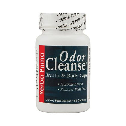 Yerba Prima Odor Cleanse Breath And Body - 50 Capsules