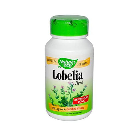 Nature's Way Lobelia Herb - 425 Mg - 100 Caps