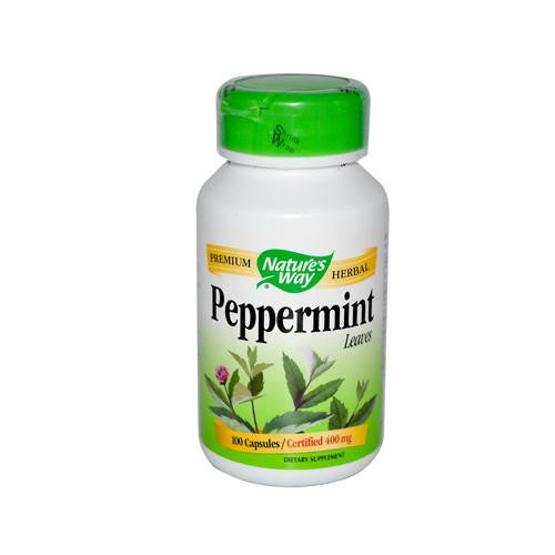 Nature's Way Peppermint Leaves - 100 Capsules