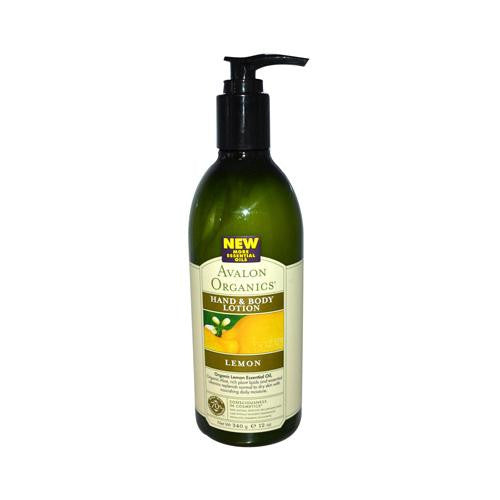 Avalon Organics Hand And Body Lotion Lemon - 12 Fl Oz