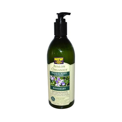 Avalon Organics Hand And Body Lotion Rosemary - 12 Fl Oz