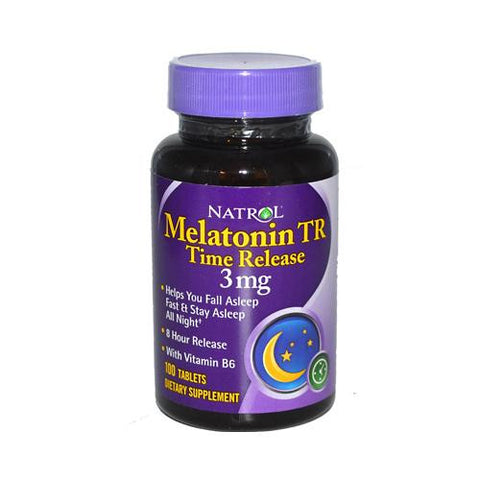 Natrol Melatonin Time Release - 3 Mg - 100 Tablets