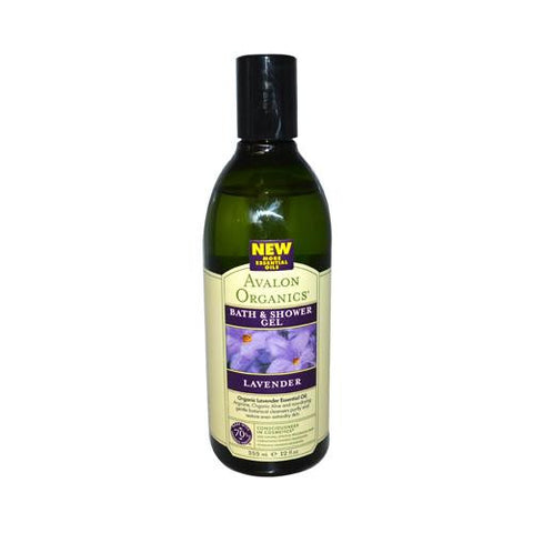 Avalon Organics Bath And Shower Gel Lavender - 12 Fl Oz