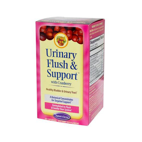 Nature's Secret Urinary Cleans And Flush With Cranberry Extract - 60 Capsules