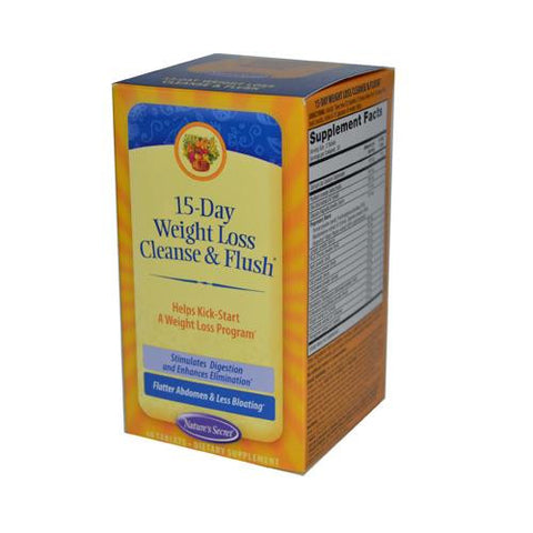 Nature's Secret 15 Day Diet And Cleansing Plan - 60 Tablets