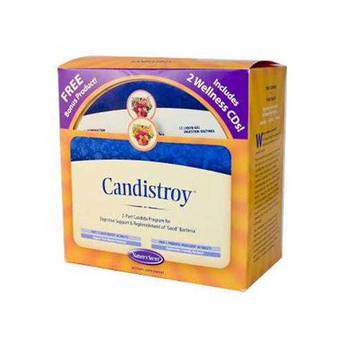 Nature's Secret Candistroy Kit 60 Tablets Each - 120 Tablets