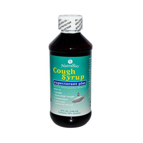 Natrabio Cough Syrup Expectorant Plus - 8 Fl Oz