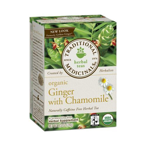 Traditional Medicinals Organic Golden Ginger Tea - Case Of 6 - 16 Bags