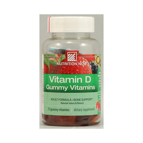 Nutrition Now Vitamin D Gummy Vitamins - 75 Gummies