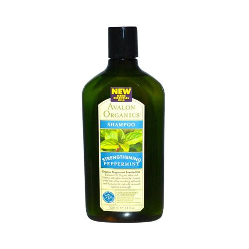 Avalon Organics Revitalizing Shampoo Peppermint Botanicals - 11 Fl Oz