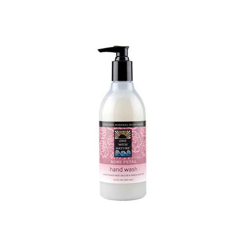 One With Nature Dead Sea Hand Wash - Rose - 12 Oz