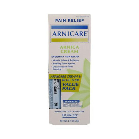 Boiron Arnicare Cream Value Pack With 30 C Blue Tube - 2.5 Oz