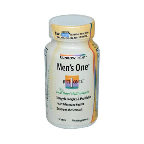 Rainbow Light Men's One Energy Multivitamin - 30 Tablets