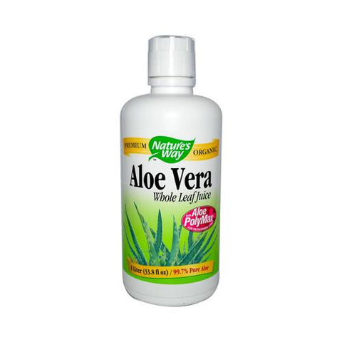 Nature's Way Organic Aloe Vera Whole Leaf Juice - 33.8 Fl Oz