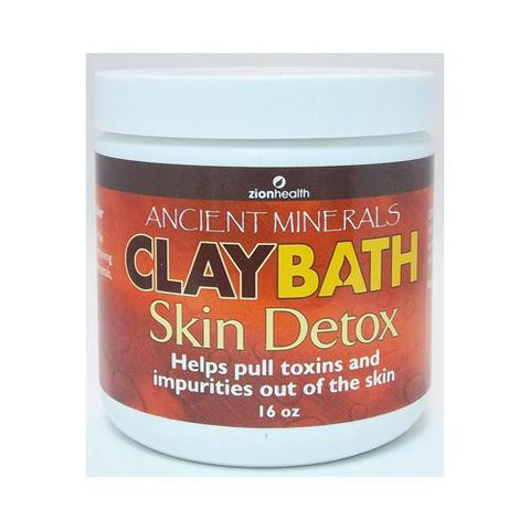 Zion Health Claybath Skin Detox - 16 Oz