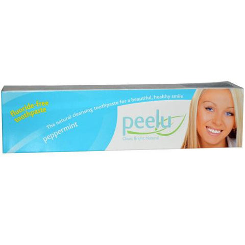 Peelu Toothpaste - Fluoride Free - Peppermint - 7 Oz