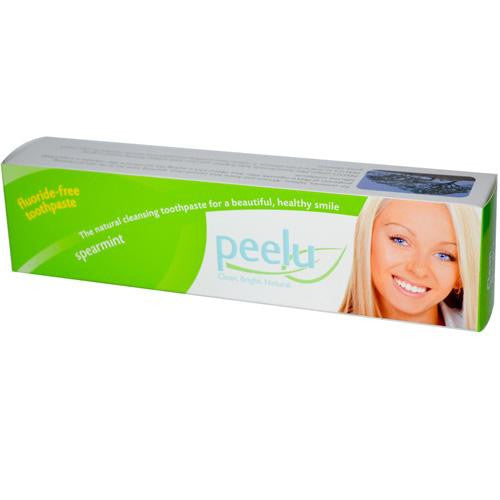 Peelu Toothpaste - Fluoride Free - Spearmint - 7 Oz