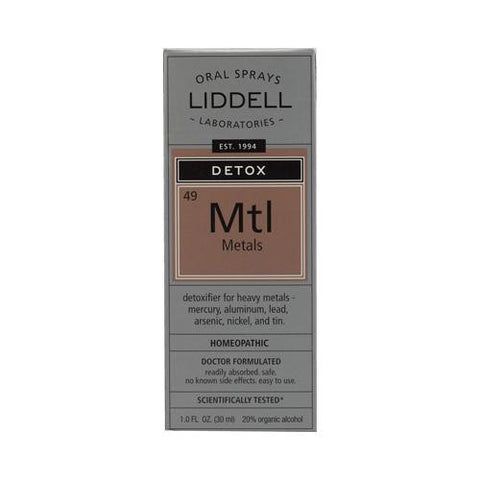 Liddell Homeopathic Anti-tox Metals Spray - 1 Fl Oz