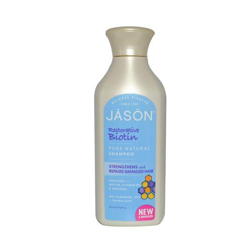 Jason Pure Natural Shampoo Restorative Biotin - 16 Fl Oz