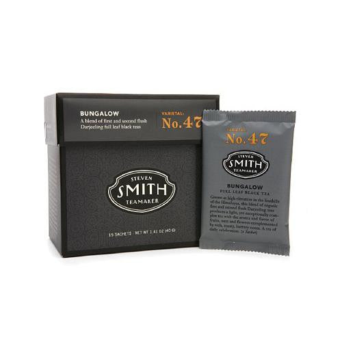 Smith Teamaker Black Tea - Bungalow - Case Of 6 - 15 Bags