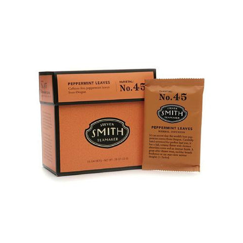 Smith Teamaker Herbal Tea - Peppermint - Case Of 6 - 15 Bags