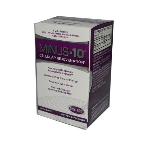 Natrol Minus-10 Cellular Rejuvenation - 120 Tablets