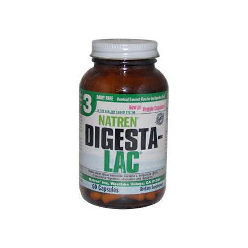 Natren Digesta-lac Dairy Free - 60 Vegetarian Capsules