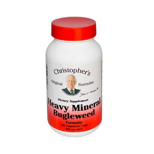 Dr. Christopher's Formulas Heavy Mineral Bugleweed Formula - 400 Mg - 100 Caps