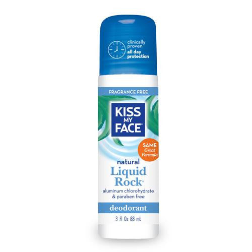 Kiss My Face Deodorant Liquid Rock Roll-on Fragrance Free - 3 Fl Oz