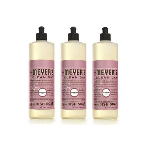 Mrs. Meyer's Liquid Dish Soap - Rosemary - Case Of 6 - 16 Oz