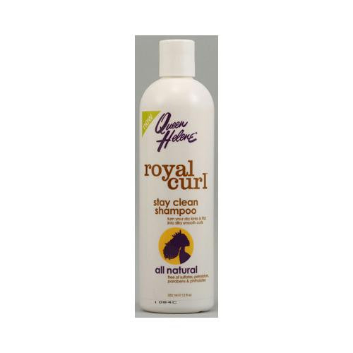 Queen Helene Royal Curl Stay Clean Shampoo - 12 Fl Oz