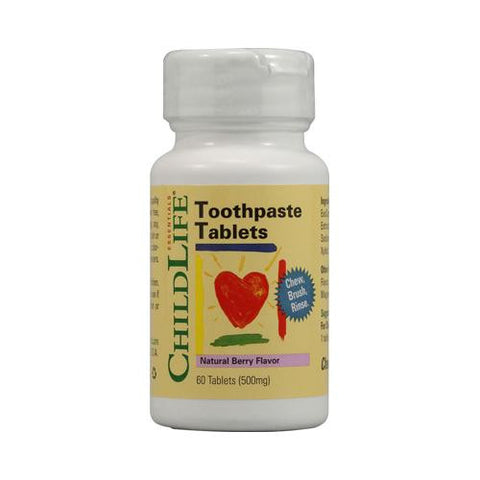 Childlife Toothpaste Tablet Natural Berry - 60 Tablets