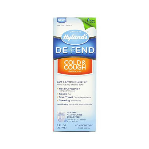 Hyland's Defend Cold And Cough - 8 Fl Oz