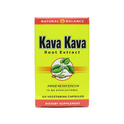 Natural Balance Kava Kava Root Extract - 60 Vegetarian Capsules