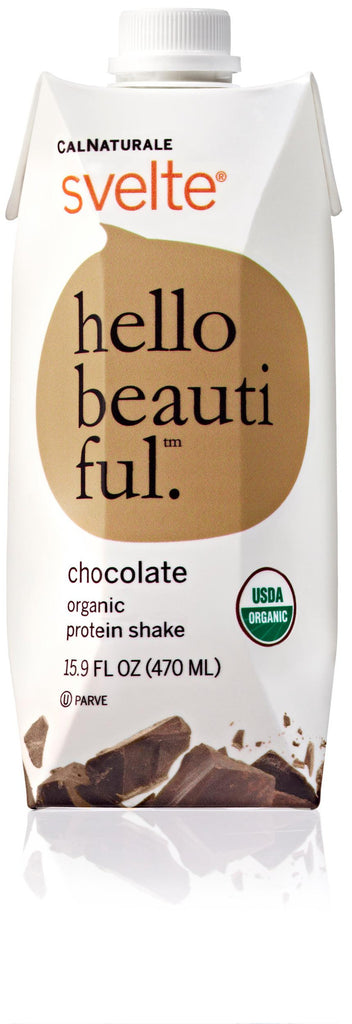 Svelte Protein Shake - Organic Chocolate - 15.9 Oz - Case Of 6