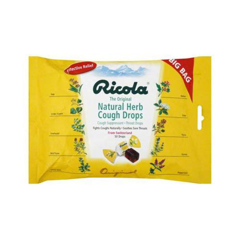 Ricola Cough Drops - Original Herb - 50 Pack