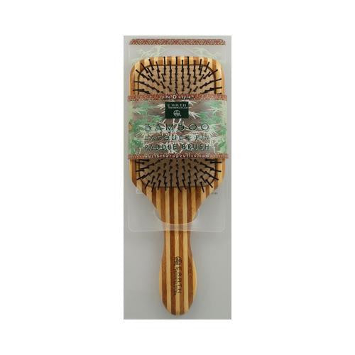 Earth Therapeutics Large Bamboo Lacquer Pin Paddle Brush - 1 Brush