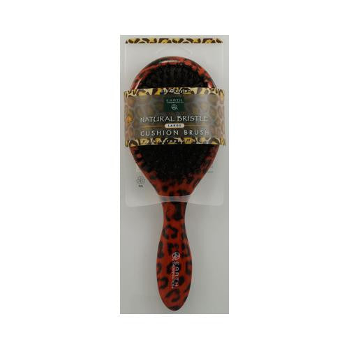 Earth Therapeutics Large Lacquer Pin Cushion Brush With Leopard Design - 1 Brush