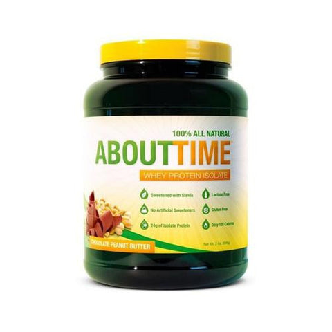 About Time Whey Protein Isolate - Chocolate Peanut Butter - 2 Lb