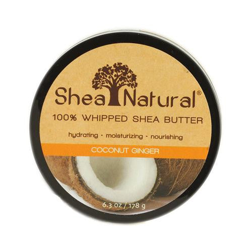 Shea Natural Whipped Shea Butter Coconut Ginger - 6.3 Oz