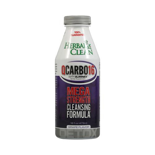 B.n.g. Herbal Clean Qcarbo16 Mega Strength Grape - 16 Fl Oz