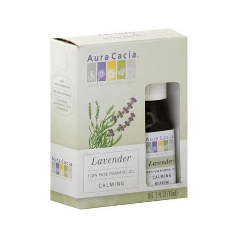 Aura Cacia Essential Oil Lavender - 0.5 Fl Oz - Case Of 3